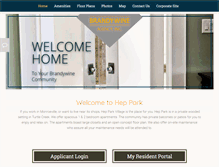 Tablet Screenshot of heppark.com